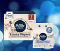 Luxury Moon Disposable Diapers and Wipes Babyshower Gift Idea - Vegan