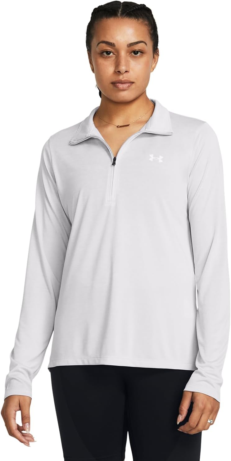 Under Armour Women's Tech Twist Quarter Zip for Active Comfort