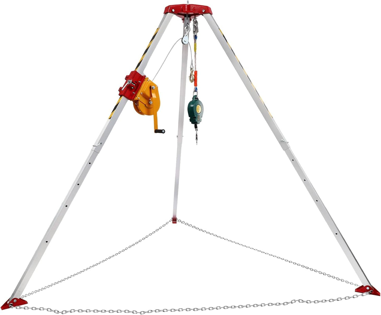 Confined Space Tripod Kit for Rescue with Adjustable Height