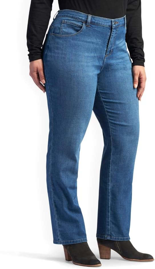 LEE Women's Relaxed Fit Straight-Leg Jean for Comfort and Style