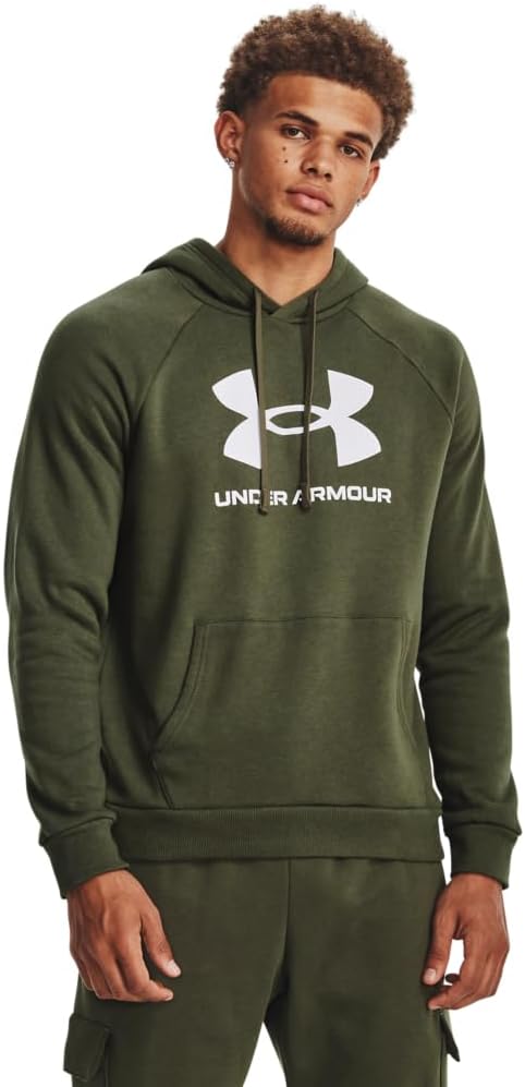 Under Armour Men's Rival Fleece Logo Hoodie for Comfort and Style