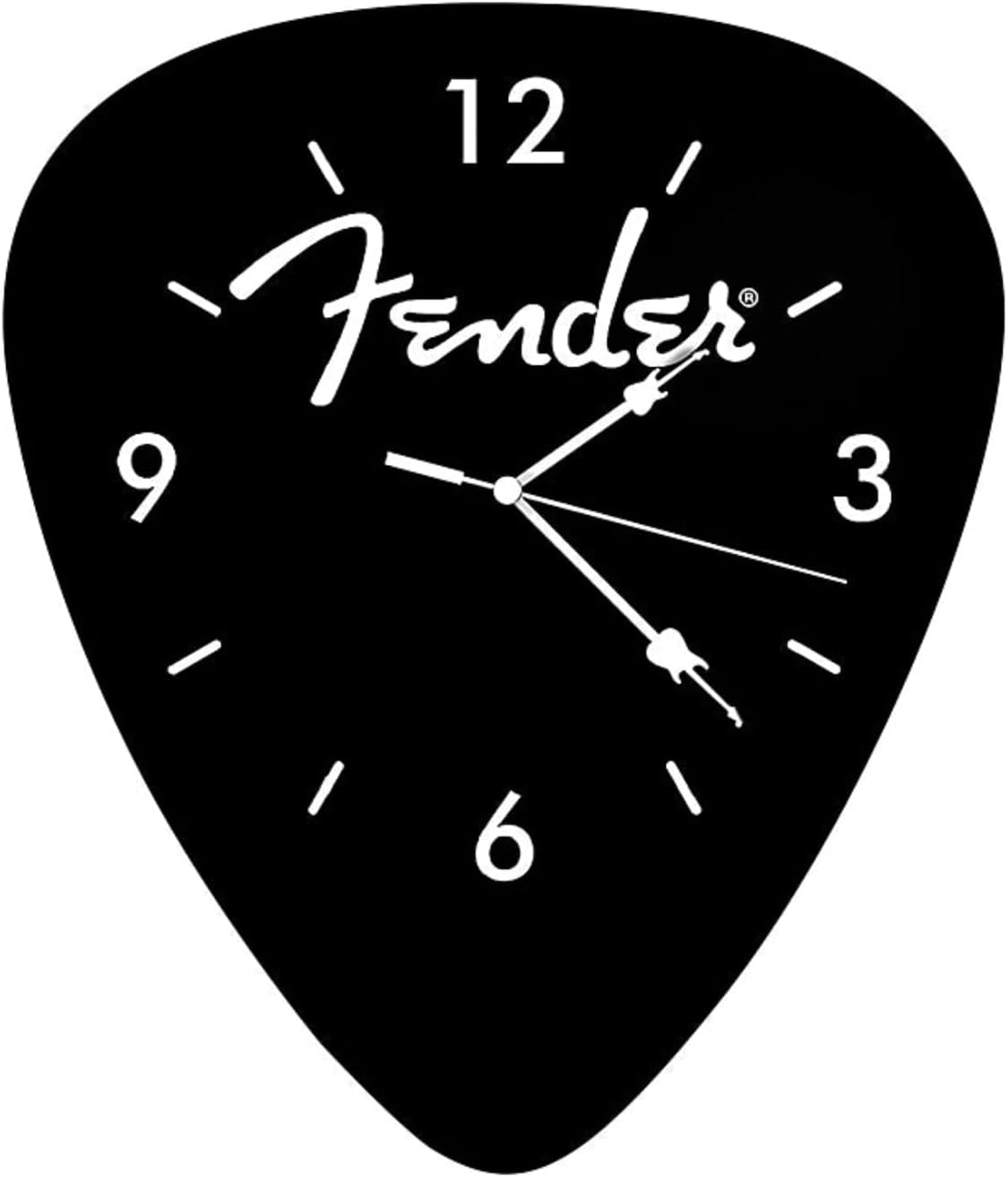Fender Guitar Pick Wall Clock - Rock on Time!