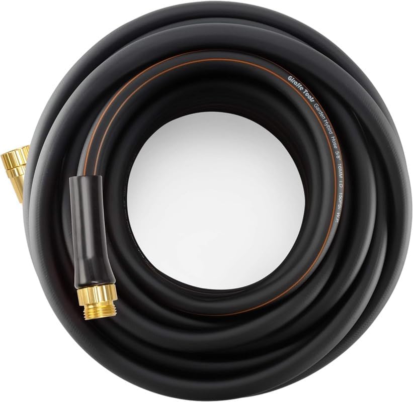 Giraffe Tools 50ft Heavy Duty Garden Hose with Swivel Handle
