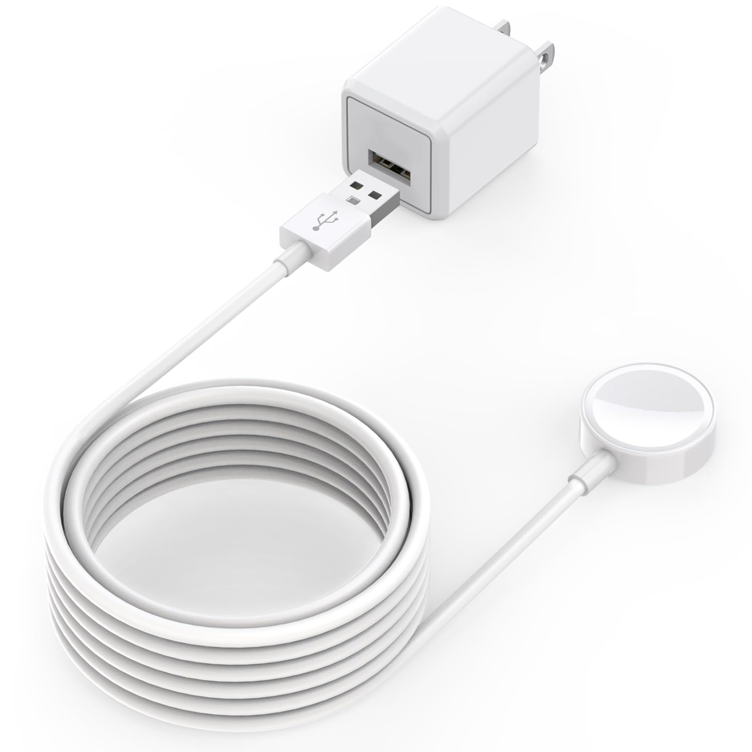 Fast Charge Apple Watch & iPhone with 6.6FT Cable