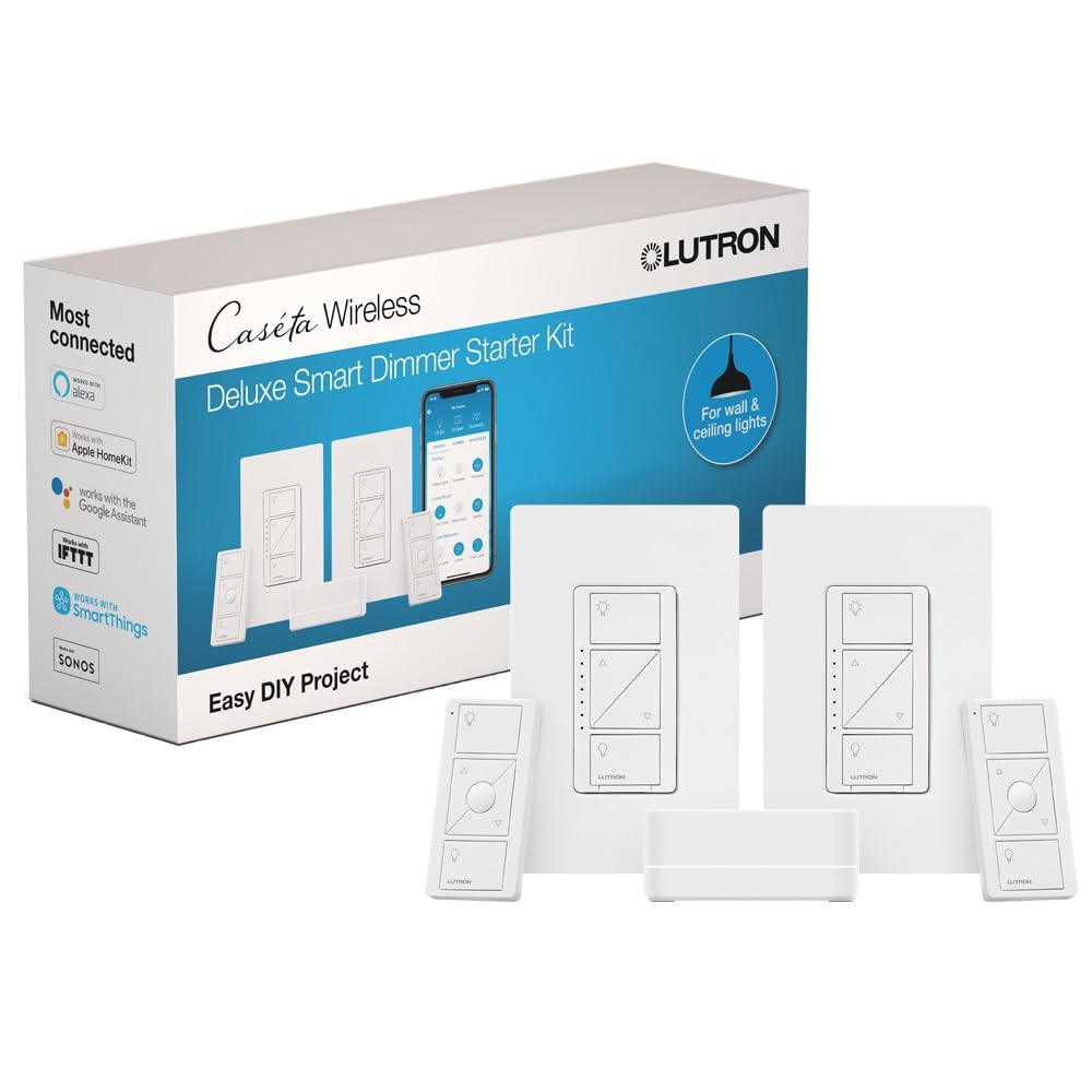 Lutron Caseta Smart Dimmer Switch Kit for Effortless Control