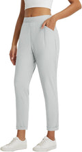 baleaf Womens Travel Pants with Zipper Pockets - Stretchy Dressy