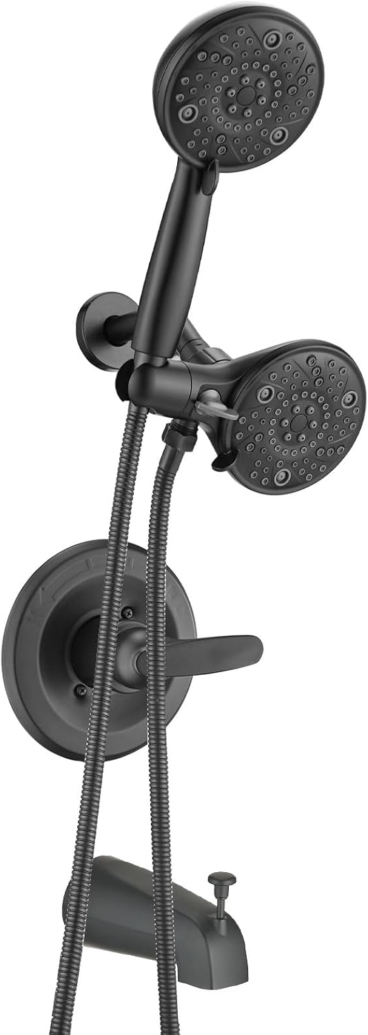 Replacement 5 Dual Shower Combo Faucet Trim Kit for Delta Series