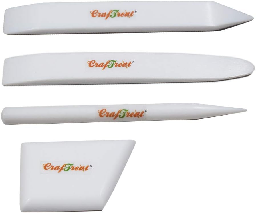 CrafTreat Teflon Bone Folder Set - Essential Crafting Tools
