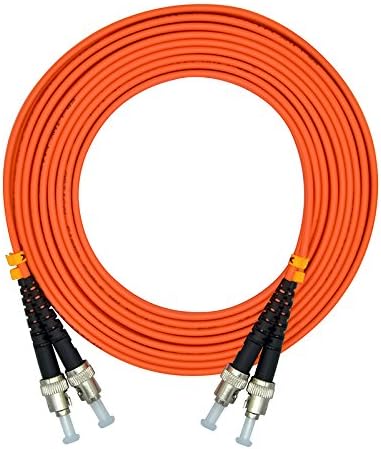 100 Meters ST to ST Duplex OM1 Multimode Fiber Optic Cable