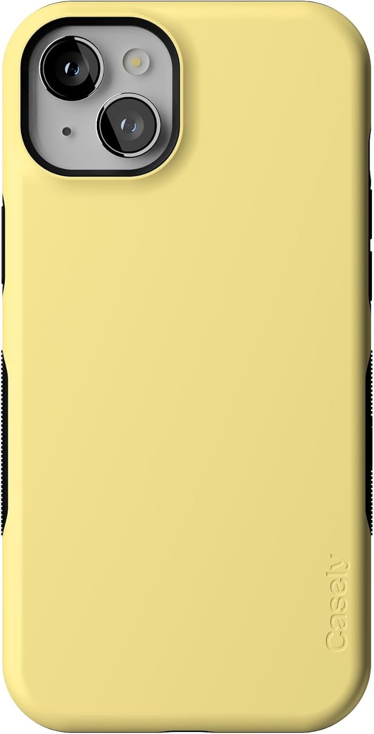 Bold Protective iPhone 15 Plus Case - Butter Me Up Yellow