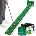 Perfect Practice Golf Putting Mat - Portable 8 ft Putting Green