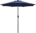 Sun-Ray 9ft Round Patio Umbrella with Tilt and Crank - Durable Shade