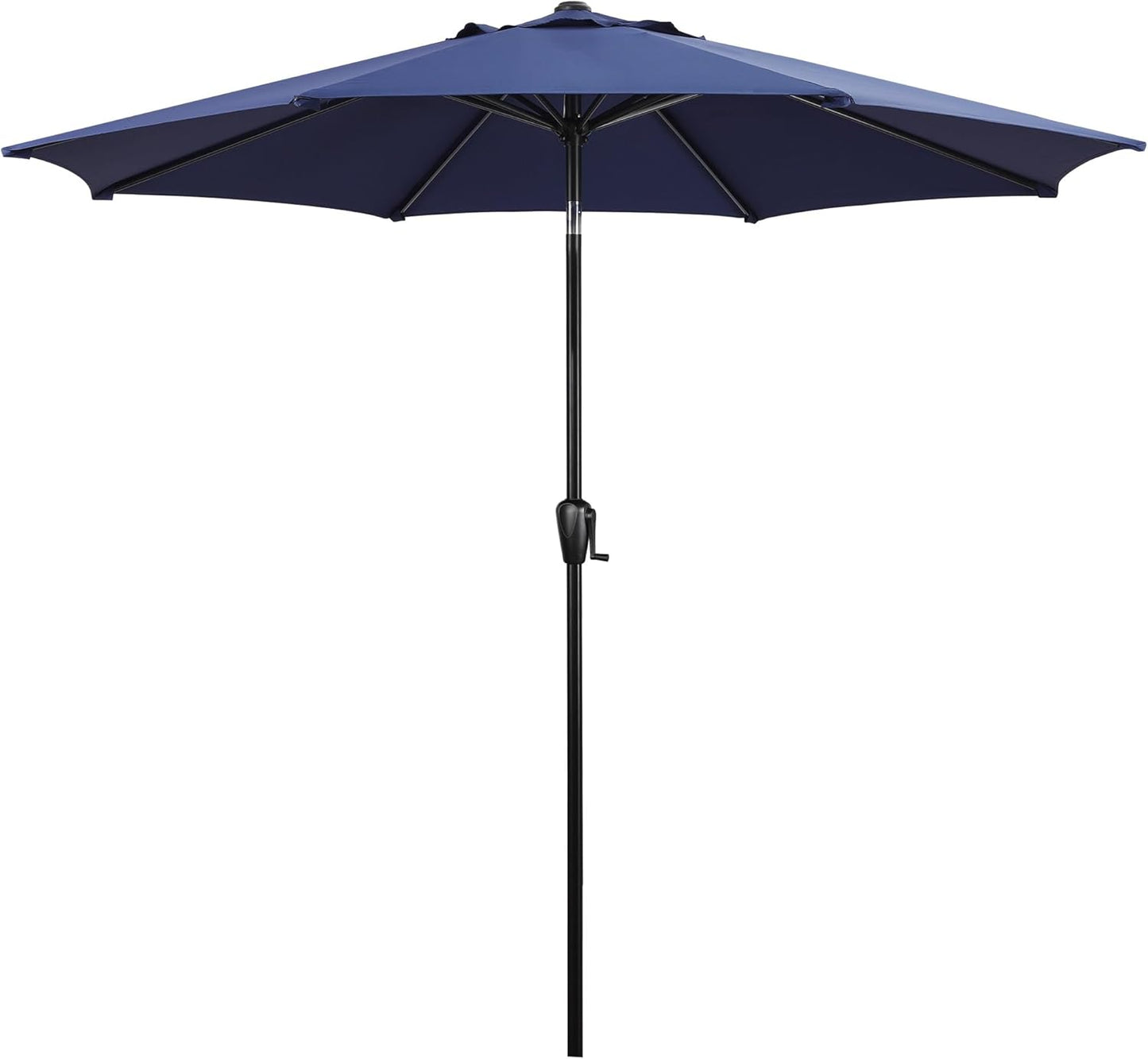 Sun-Ray 9ft Round Patio Umbrella with Tilt and Crank System