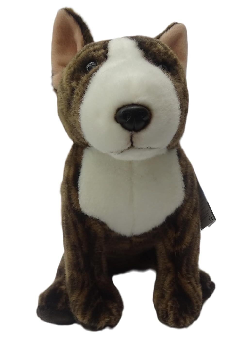 Brindle English Bull Terrier Plush Toy for Kids and Adults