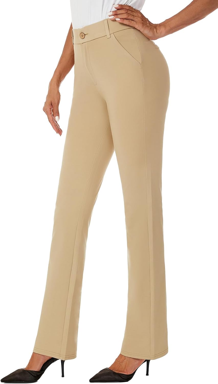 Women's Ease into Comfort Bootcut Stretch Dress Pants Review