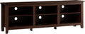 Walker Edison Wren Classic Brown 70 in TV Media Console - Sturdy