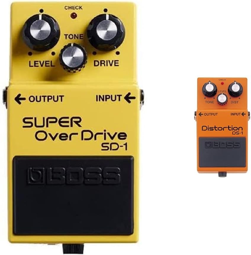 Boss SD-1 Super Overdrive and DS-1 Distortion Pedal Bundle