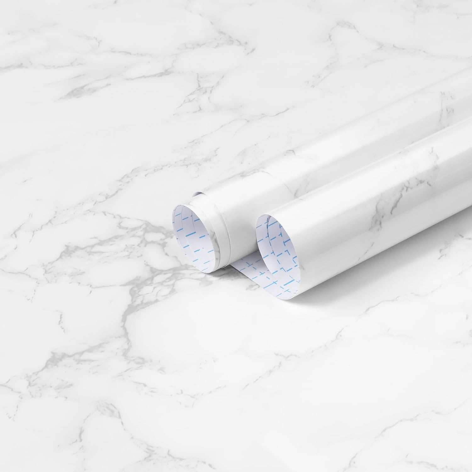 Peel and Stick Wallpaper for Modern Grey Marble Decor