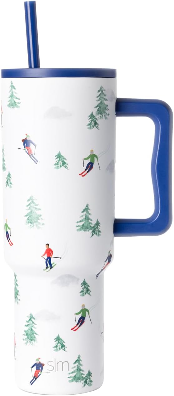 Simple Modern 40 oz Trek Tumbler: Insulated Travel Mug for Skiing