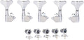 KAISH 5 String 18:1 Sealed Bass Tuners 3R2L Chrome - Reliable Hold