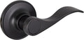 Design House Springdale Passage Door Lever in Matte Black Finish