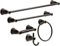 Kinla 5-Piece Bathroom Set Oil-Rubbed Bronze - Coordinated Bath