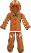 Yolsun Children Gingerbread Man Costume Christmas Outfit - Fun Cosplay