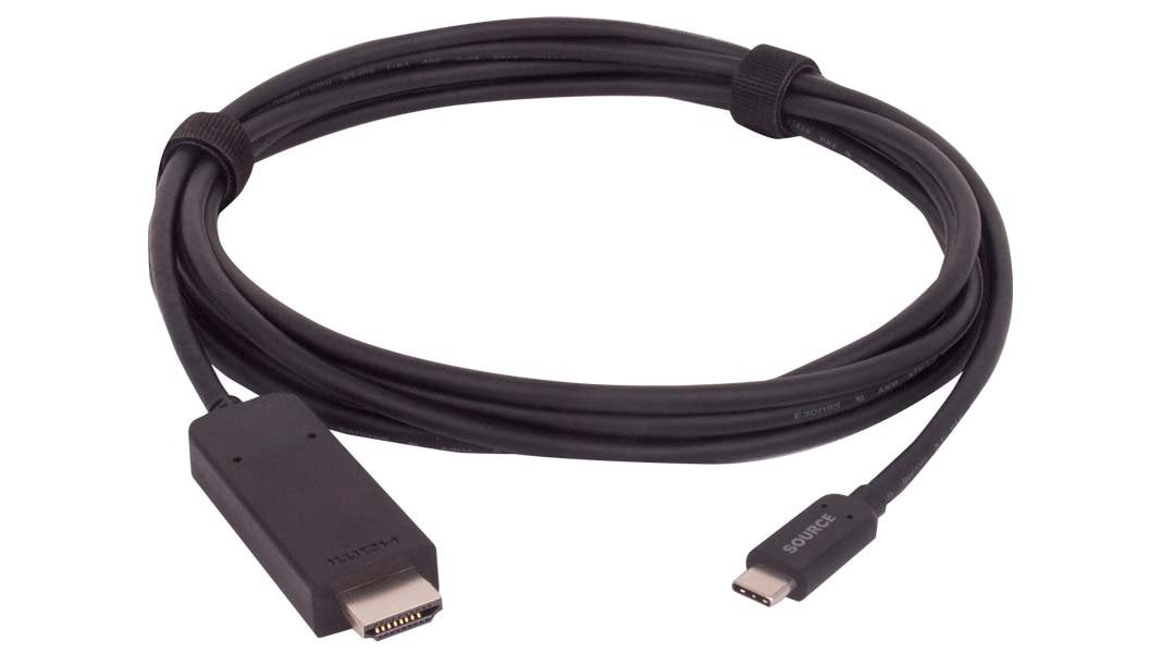 Liberty Wire and Cable 15ft Molded USB C to HDMI A Male Cable