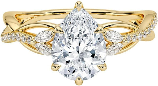 1-3 CT Moissanite Engagement Ring by Moissanite World
