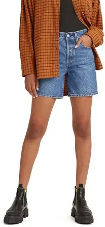 Levi's Women's 501 Mid Thigh Short - Classic Denim Style