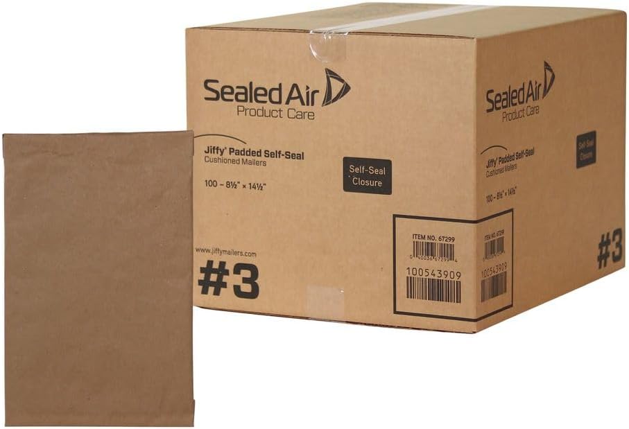 Jiffy Padded Shipping Mailers - Heavy Duty Recycled Envelopes