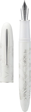 Hongdian N23 White Rabbit Fountain Pen - Smooth Long Blade Medium Nib