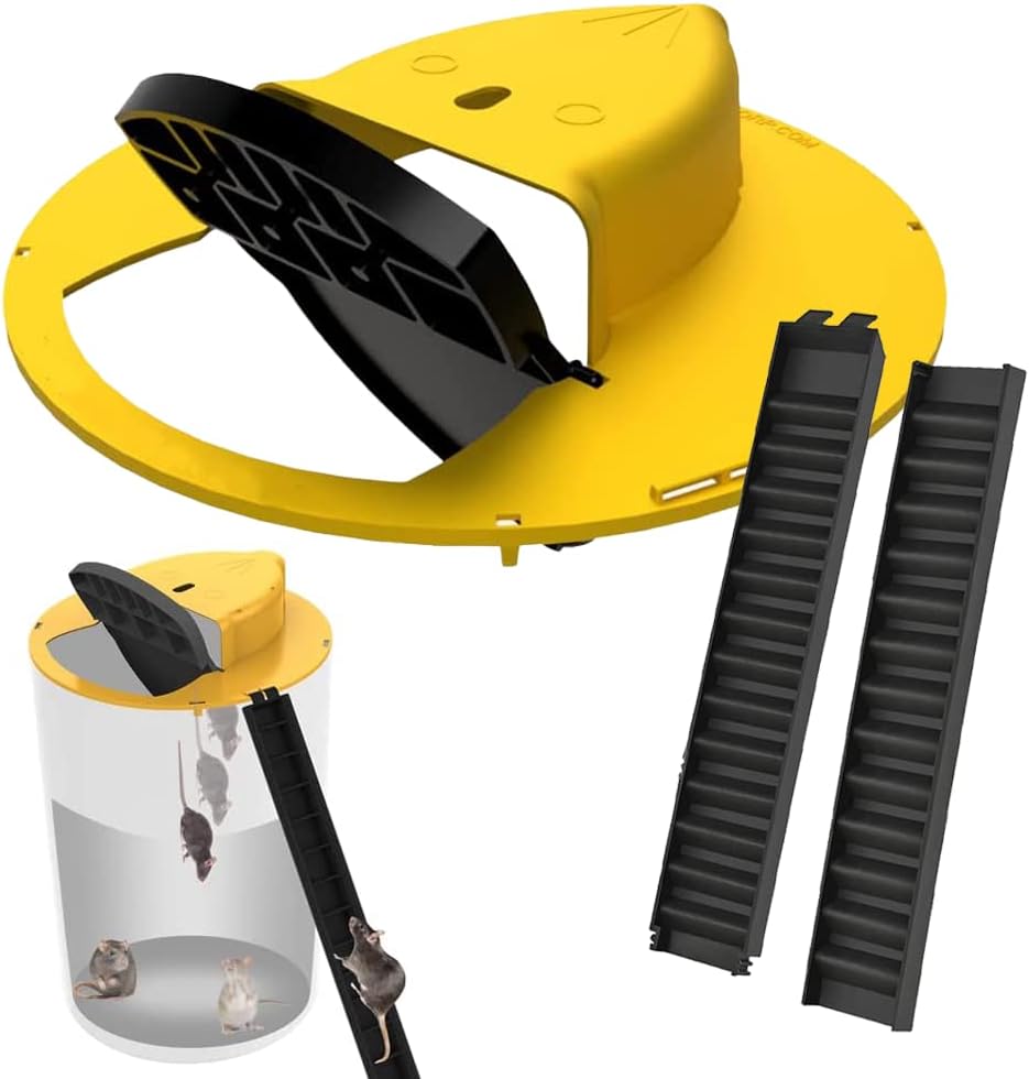Auto Reset Multi-Catch Mouse Trap: No Mess, No Touch!