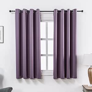 MANGATA CASA Purple Blackout Curtains for Bedroom and Living Room