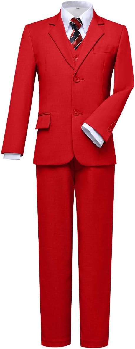 Visaccy Boys Slim Fit Dress Clothes Ring Bearer Outfit Review
