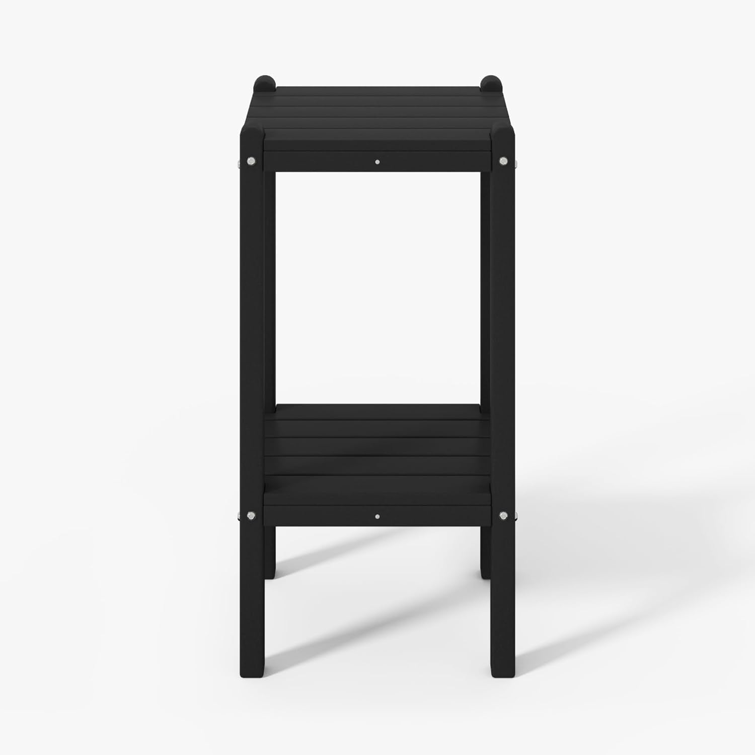 Malibu 36in Outdoor Adirondack HDPE 2-Tier Patio Side Table