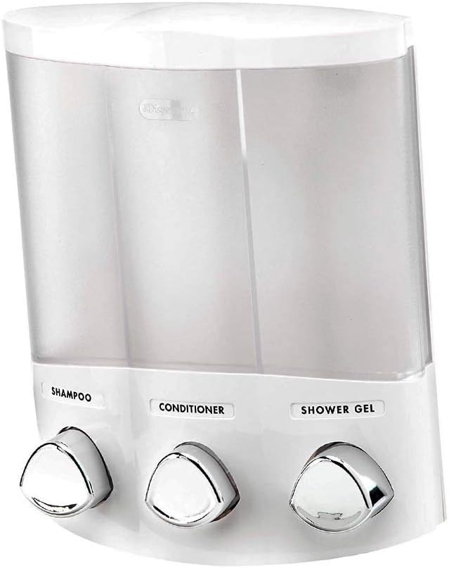 Triple Soap Dispenser for Easy Shower Organization