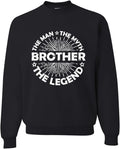 Wild Bobby Dad Man Myth Legend Funny Dad Sweatshirt - Soft Crewneck 8