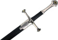 Medieval Middle Ages Sword with Matching Scabbard - Detailed Display