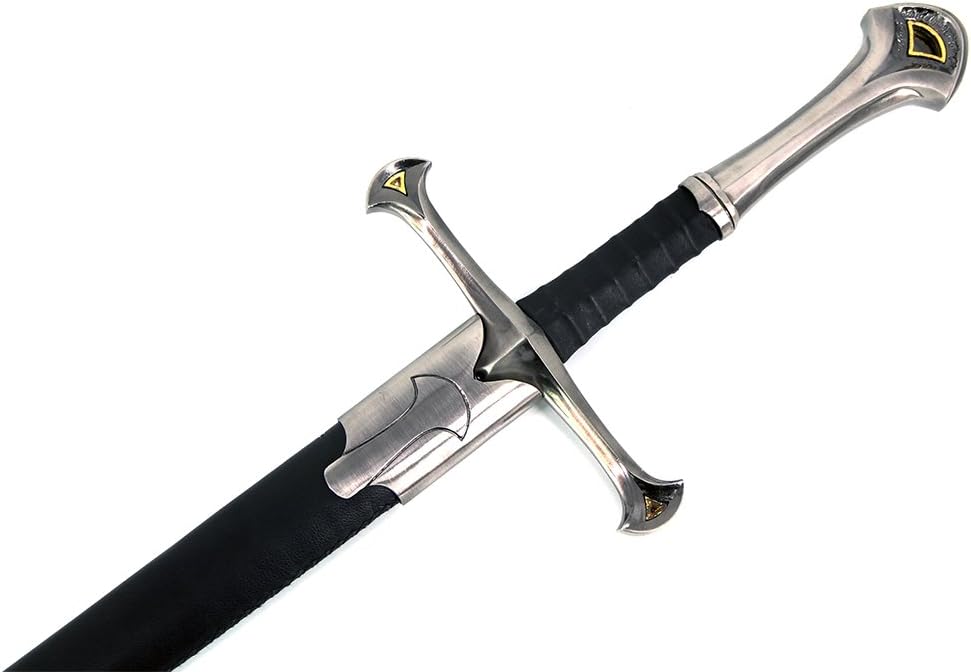 Medieval Middle Ages Sword with Matching Scabbard for Display