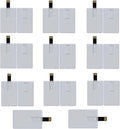 4GB Credit Card USB Flash Drives 100 Pack - Bulk Wallet-Friendly Pack
