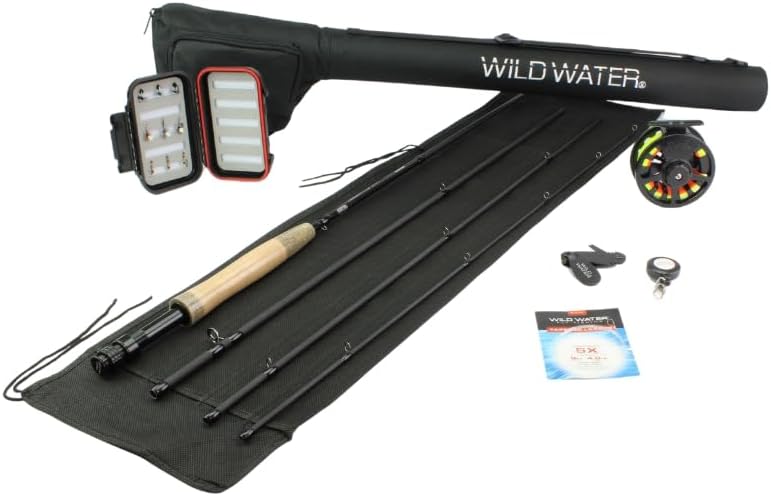 Wild Water Fly Fishing Combo Starter Kit for Beginners and Pros