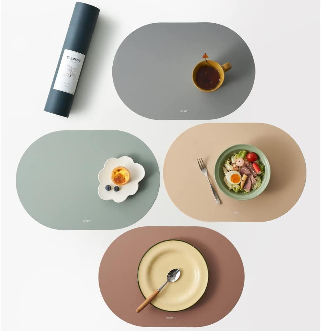 Silicone Placemats Set of 4, Non-Slip, Heat Resistant & Easy Clean