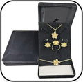 Stylish Rotating Gold Flower Fidget Necklace for Women