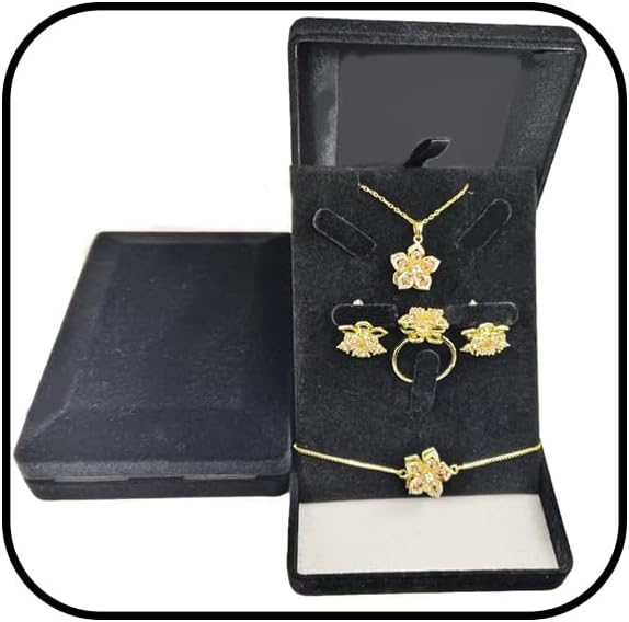 Stylish Rotating Gold Flower Fidget Necklace for Women