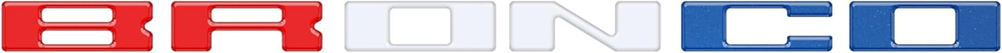 Glovebox Letter Inserts for 2021-2026 Bronco - Durable & Stylish