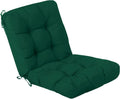 QILLOWAY Outdoor Seat/Back Chair Cushion Tufted Pillow - Cozy Patio