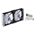 TITAN 12V DC IP55 Double Rack Mount Ventilation Fan - Quiet Cooling