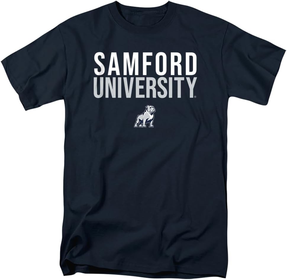 LOGOVISION Official Collegiate Distressed Stacked T Shirt Collection