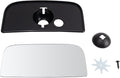 TRQ Exterior Tow Mirror Lower Glass RH Passenger Side - Direct Fit